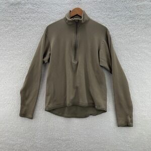 Army Grid Fleece Medium Long Coyote Brown Gen III Mid Weight Cold Weather Shirt